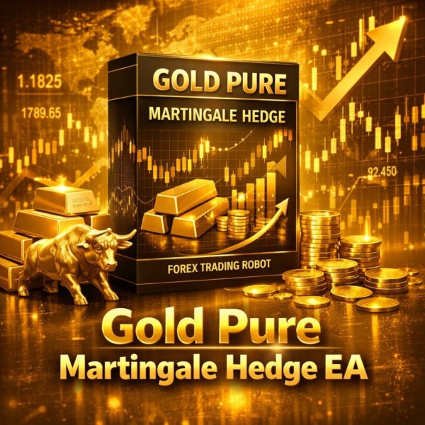 Gold Pure Martingale Hedge EA v1 MT5